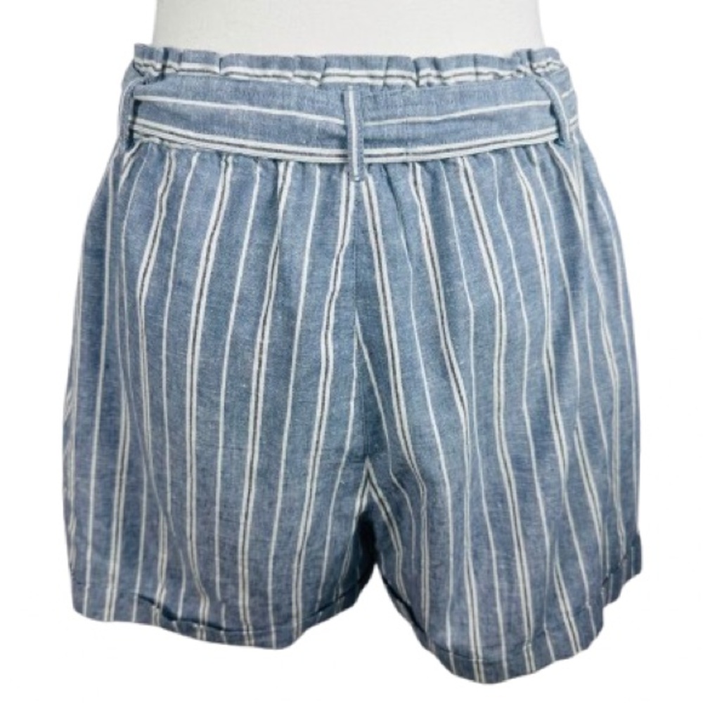 Lucky Brand High Waist Blue Striped Shorts Size S - Picture 3 of 5